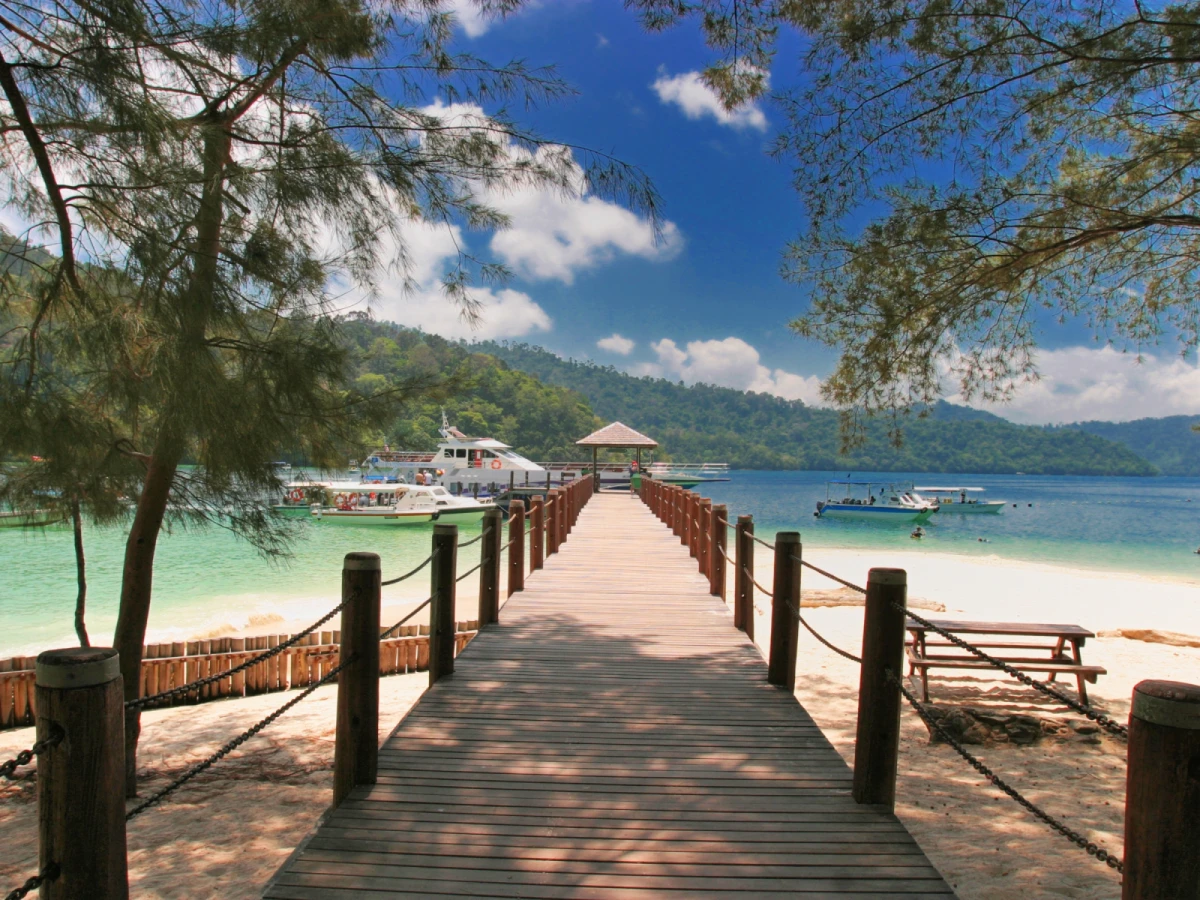 【歡樂沙巴】水上清真寺、沙比島浮潛、海景渡假村6日