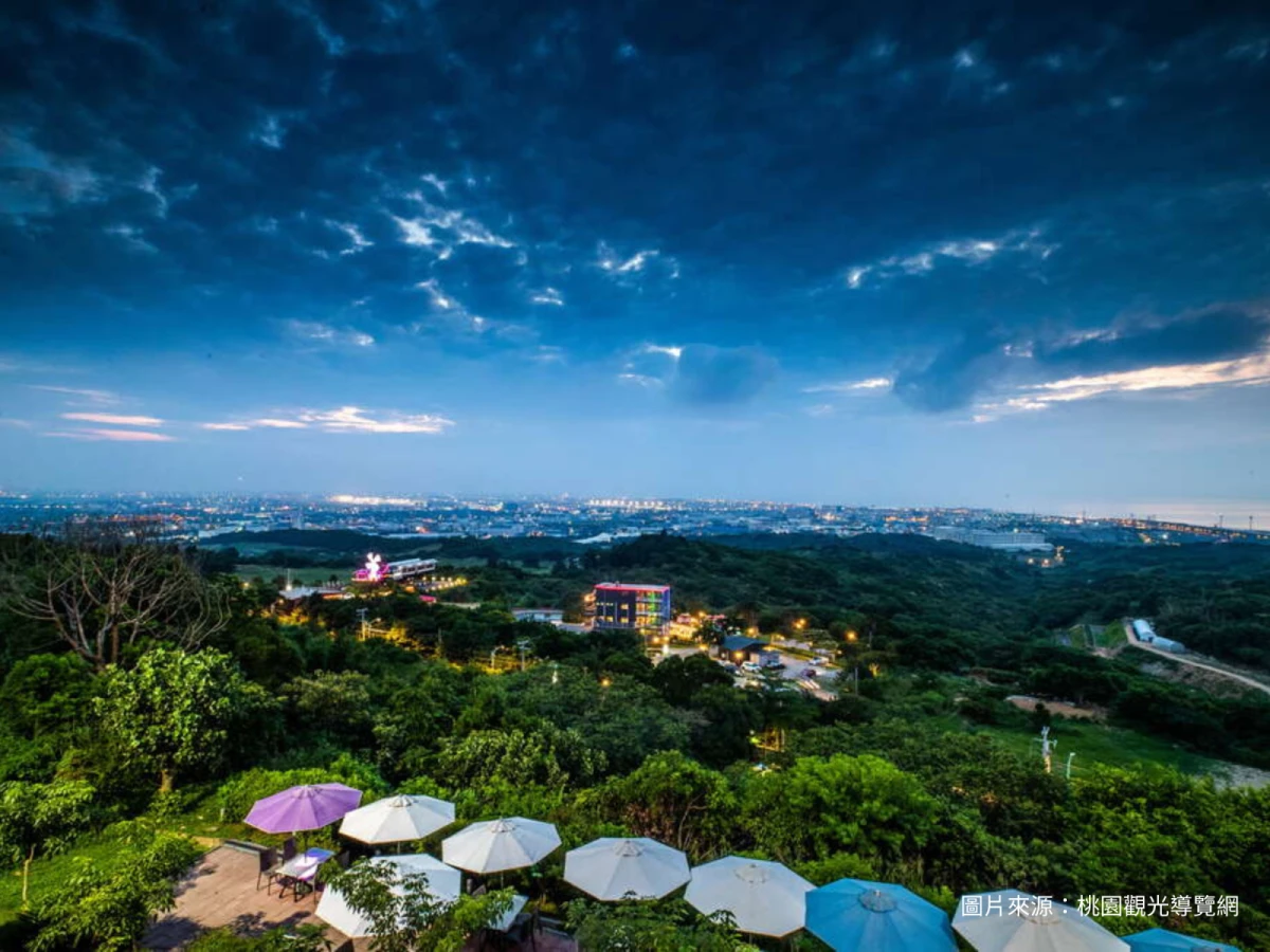 台中出發-桃園夢幻光雕秀~夜景步道一日遊