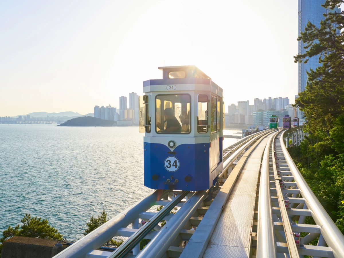 【親子釜山】甘川洞+斜坡滑車+海岸膠囊列車