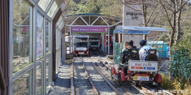 金海洛東江鐵路自行車
