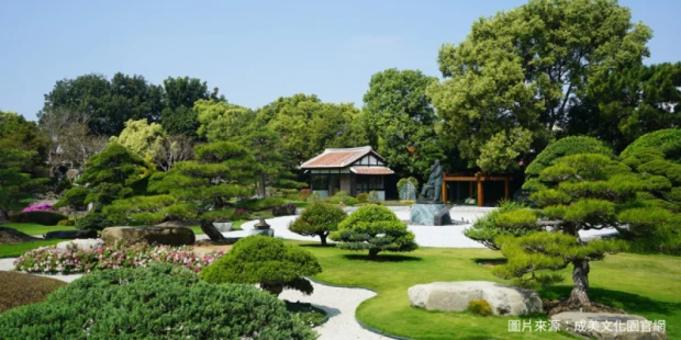 台版兼六園~成美文化園賞紫薇