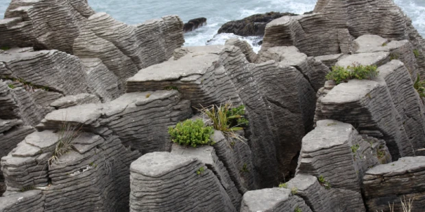 千層石岩Pancake Rocks