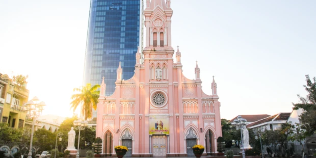 法國粉紅大教堂峴港耶穌聖心主教堂