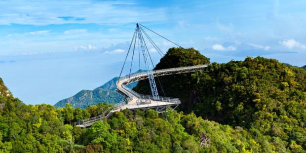 世界最大彎曲吊橋SKYBRIDGE