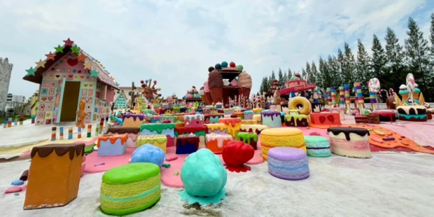 冰淇淋糖果屋夢幻甜點主題樂園