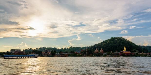 金三角坐船遊湄公河