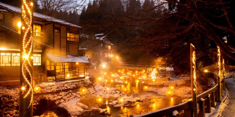 阿蘇秘境黑川夢幻溫泉街散策