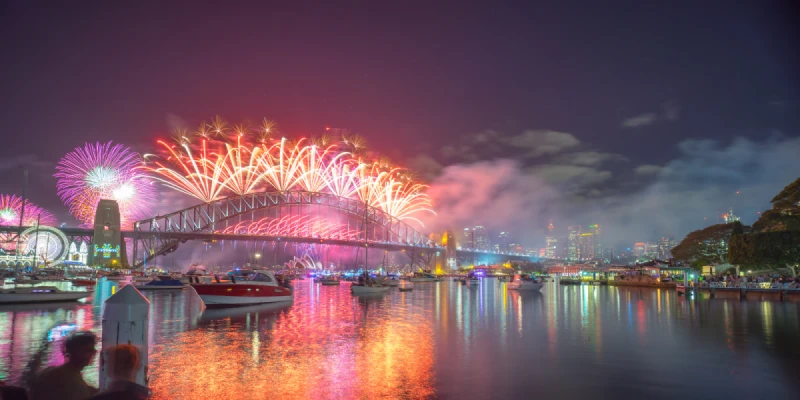 雪梨跨年煙火