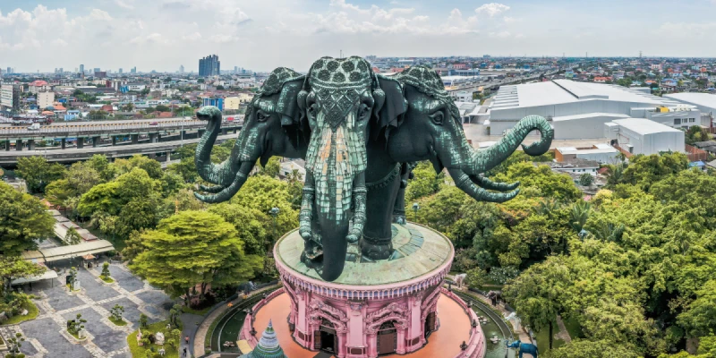 粉紅三頭象神博物館